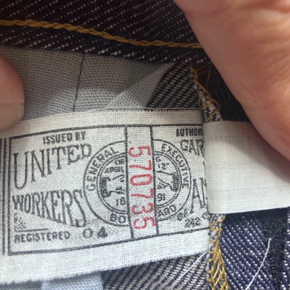 Rare Vintage 1950s–60s Madewell Workwear Jeans – Union Made in USA – New Bedford - Picture 9 of 11